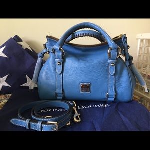 🚫Sold🚫Dooney & Bourke Samba satchel in Azure
